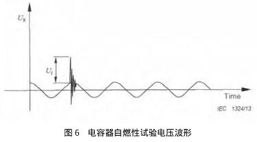 电容器自燃性试验电压波形